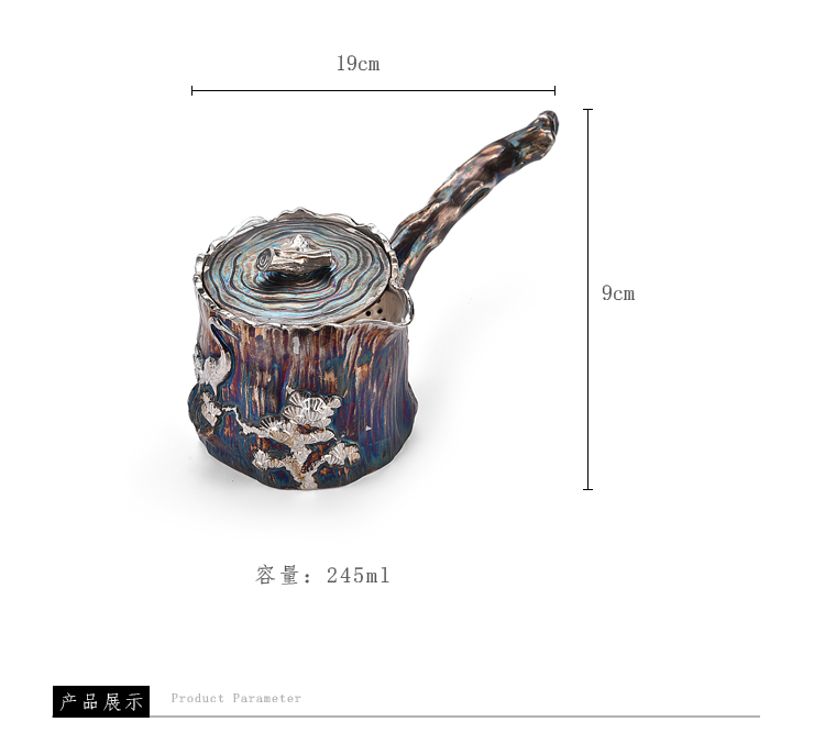 Ancient sheng up new archaize ceramic tea tasted silver gilding do old pine crane, large size 7 see colour sample tea cup up silver cup lamp