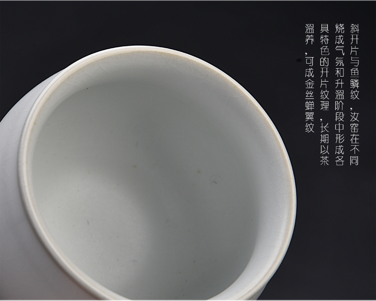 The ancient sheng up jingdezhen hand - made ceramic sample tea cup pure manual small single cup tea set your up master kung fu tea cup