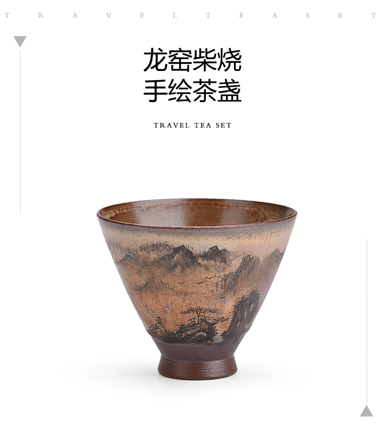 Ancient sheng wood up up change sample tea cup single CPU jingdezhen hand - made master cup personal cup creative tea cups