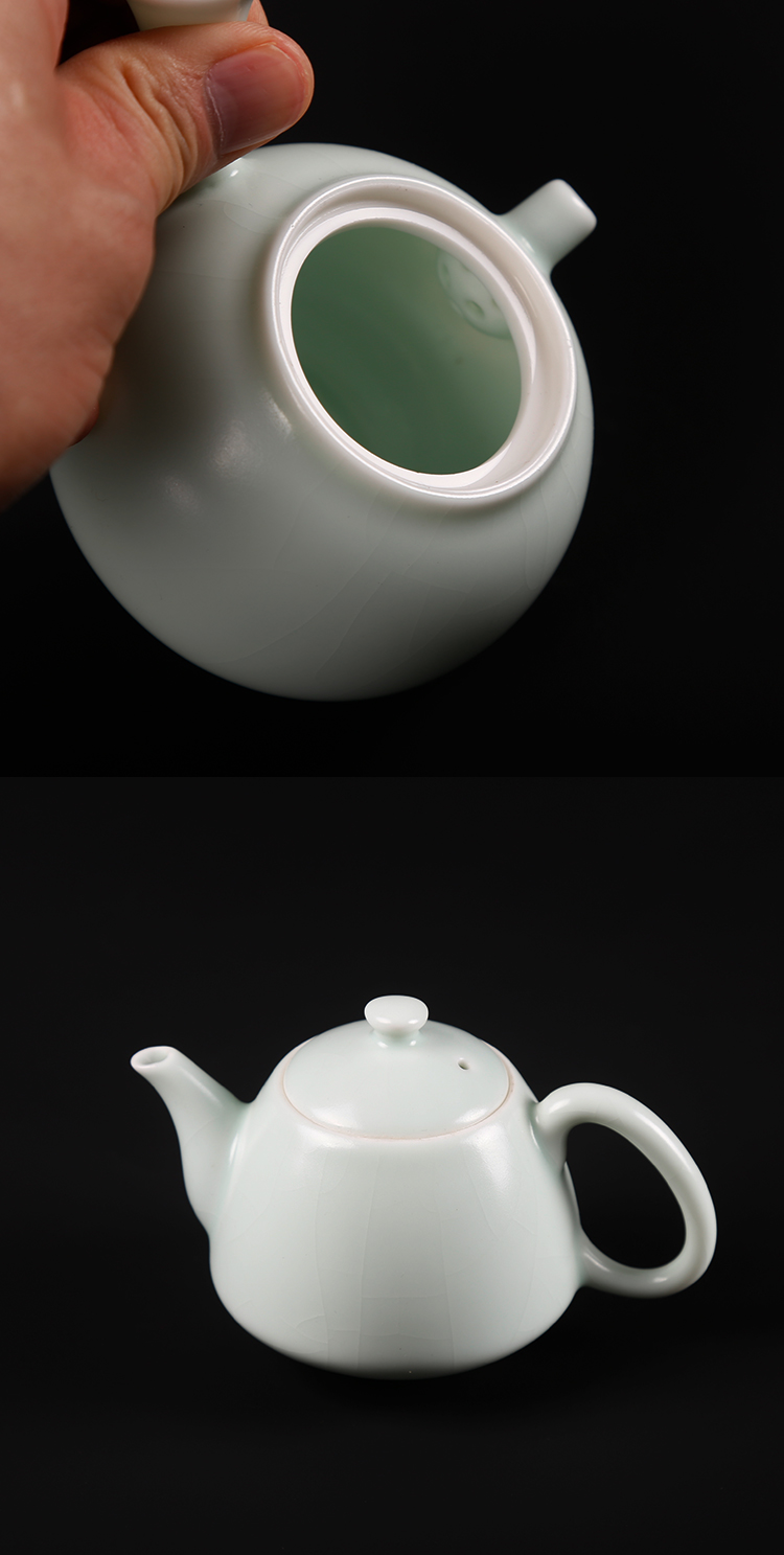 The ancient ivory white sheng up your up porcelain teapot of Confucianism is The teapot on single pot of ceramic kung fu tea set little teapot