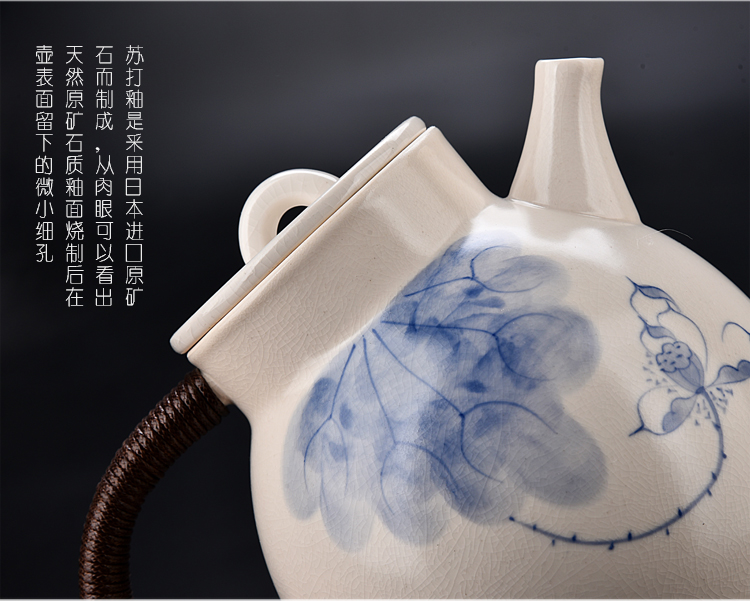 Ancient sheng up tasted silver gilding boiling kettle ceramic teapot, black and white teapot electric teapot TaoLu pot temperature points tea cup