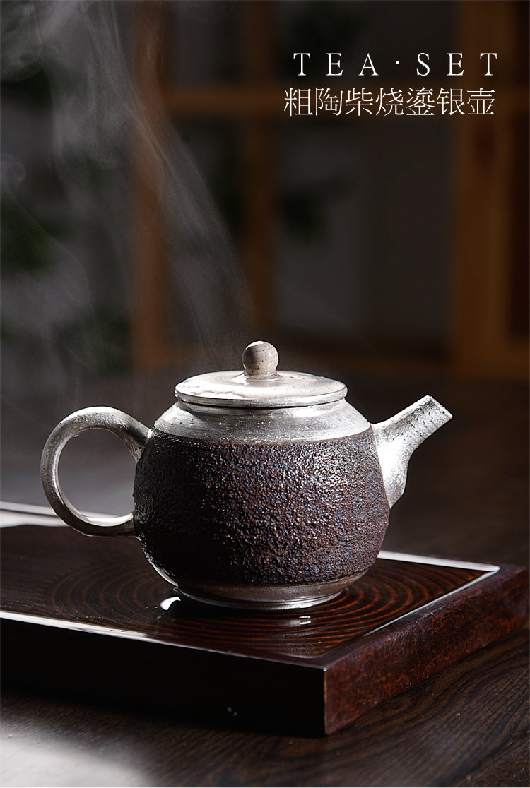 Ancient ice sheng up with jingdezhen ceramic checking pipes of black pottery teapot coppering. As silver restoring Ancient ways is kung fu tea teapot