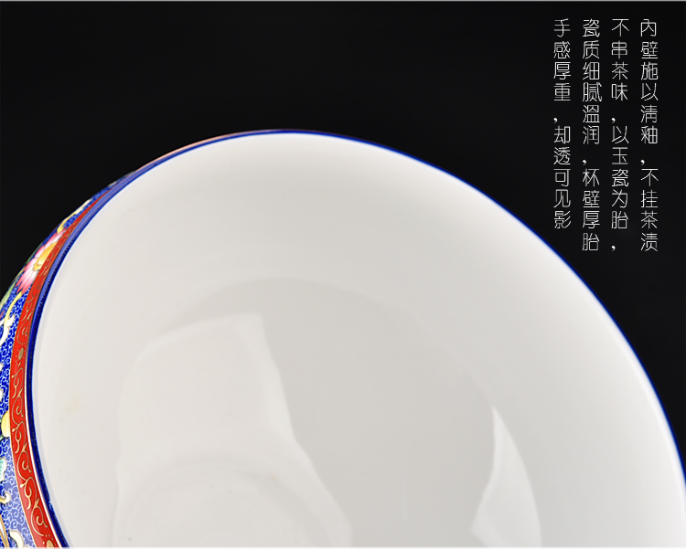 The ancient sheng up coppering. As silver tea set blue and white porcelain enamel teapot silver cups kung fu tea set of a complete set of The home