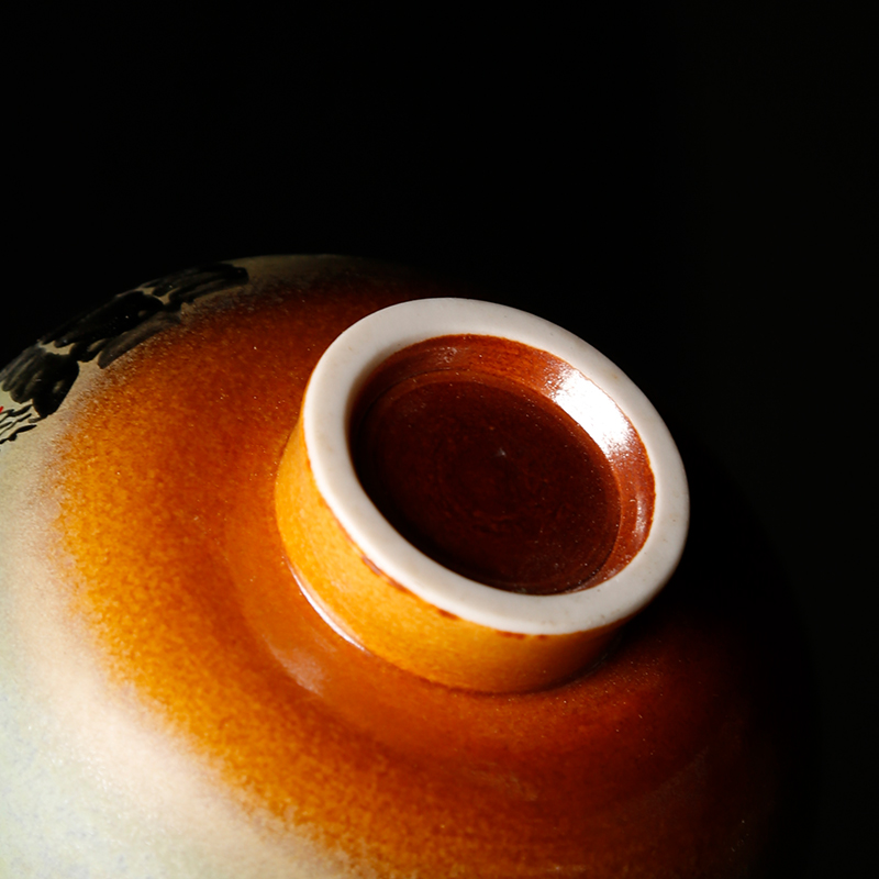 Ancient sheng up to burn hand - made the master sample tea cup fullness jingdezhen up all hand single CPU kung fu tea cups