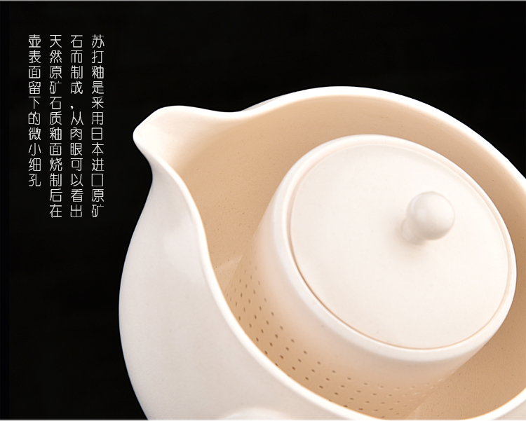 Ancient sheng up tasted silver gilding boiling kettle ceramic teapot, black and white teapot electric teapot TaoLu pot temperature points tea cup