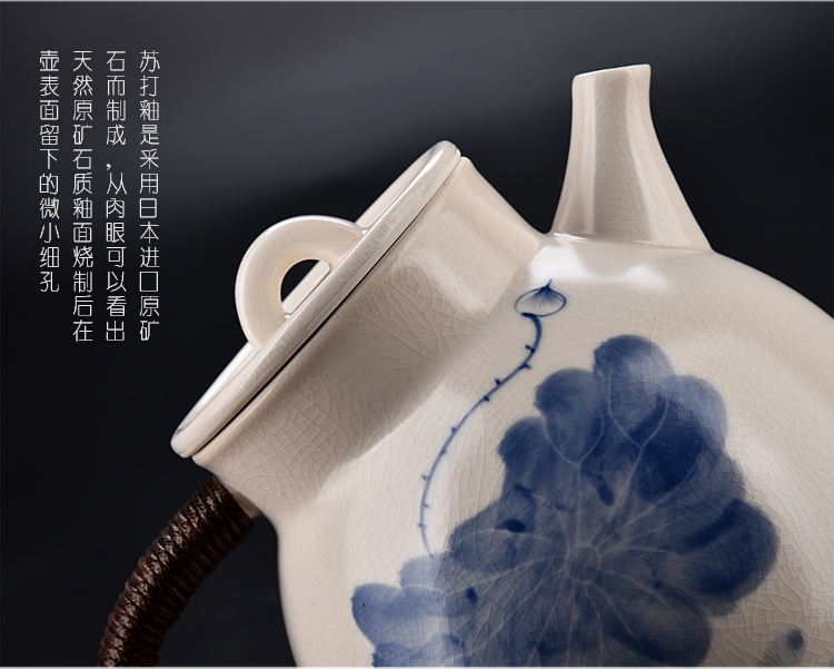Ancient sheng up tasted silver gilding boiling kettle ceramic teapot, black and white teapot electric teapot TaoLu pot temperature points tea cup