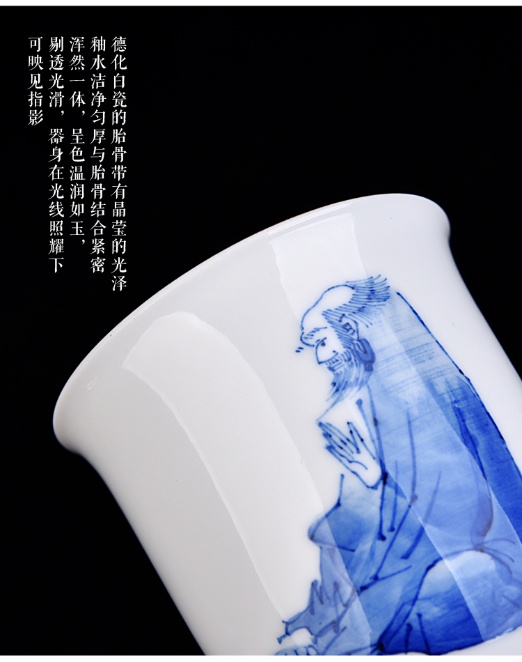 The ancient new landscape tong qu sheng up ceramic tasted silver silver gilding hand - made jade porcelain individual sample tea cup masters cup by hand