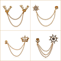 bolada childrens dress brooch accessories Show catwalk evening dress accessories Boys small suit pin accessories