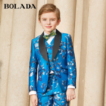  bolada childrens suit dress suit Boys  suit British style big boy presides over the catwalk piano performance suit