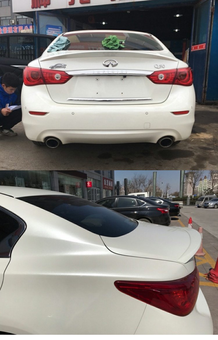 14-18 Infiniti Q50 Q50L cánh sau gốc Bắc Mỹ sửa đổi đuôi đặc biệt đấm cánh miễn phí - Sopida trên duoi ca xe oto