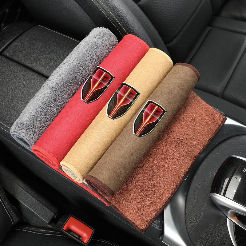 Red flag h5h7h9 E-HS3 l5 hs5hs7 hs5hs7 Private scrub towel car wash cloth Interior Supplies Decoration