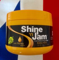 Shine N Jam Conditioning Gel American Curling Gel Extra Hold 8Oz