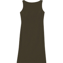 Theory 2024 Early Autumn New Womens Triacetate Blended Boat Neck Slim Dress L0109606