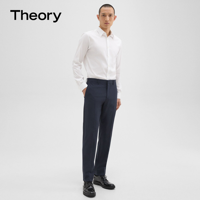 [Современный гардероб] Theory Мужские прямые брюки из смеси шерсти Theory I0271254 Изображение 1