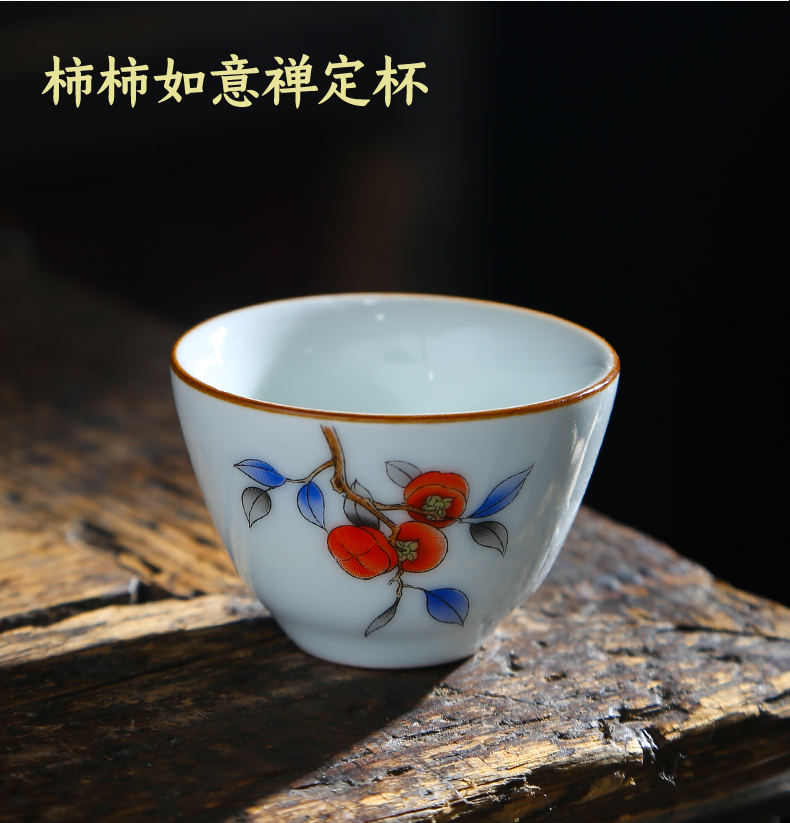 The Master cup single cup 999 sterling silver cup tea ceramic sample tea cup with silver, kung fu bowl is pure manual coppering. As silver cup