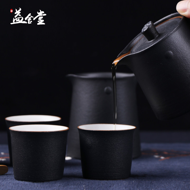 Chinese Style Tea Set Group Home Living Room Brief modern 4 people Ceramic Tea Maker 6 only set with the whole set of Gongfu Tea Customized