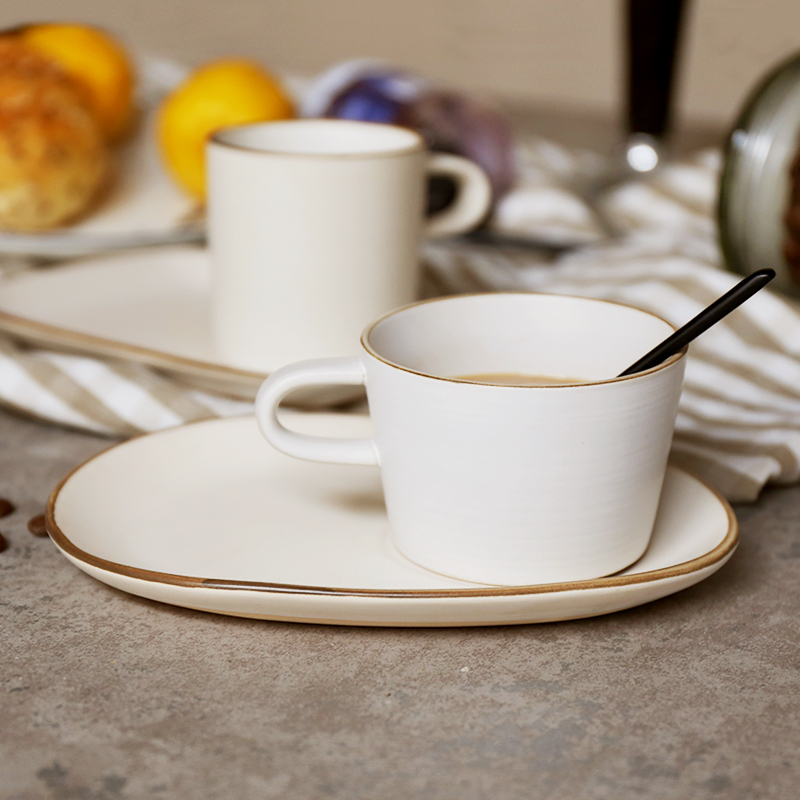 Pongsapat eons of time restoring ancient ways suit creative ceramic cup plate'm Japanese breakfast cup of coffee cup thick ceramic cup