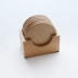 Sheri Elm Black Walnut Wood Cup Coaster Set Bar Cafe Tea Cup Cup Coffee Cup Mat - Tách Tách