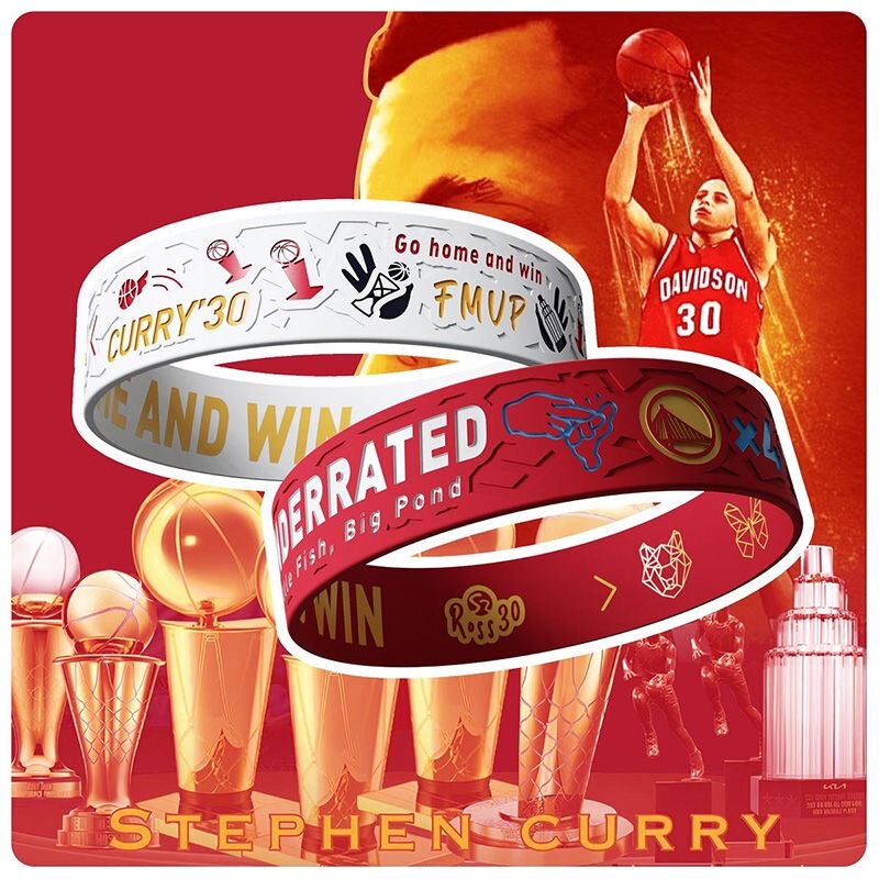 Sample Original Underestimated Series Bracelet Four-Time Champion Golden State 30 Basketball Sports Merchandise