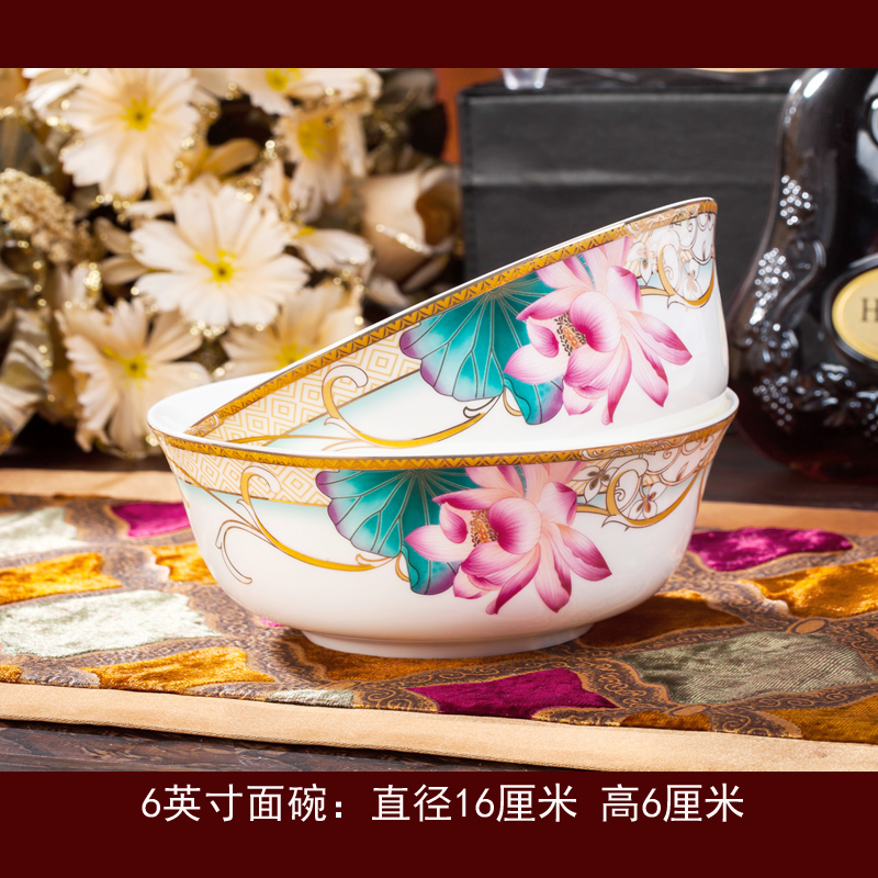 The jingdezhen ceramic ipads China tableware suit dishes home dishes chopsticks dishes free collocation