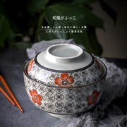 Jingdezhen bát cơm gia đình gốm sứ có nắp bát súp lò vi sóng lớn hộp ăn trưa lớn bát sinh viên ăn liền bát - Hộp cơm điện sưởi ấm