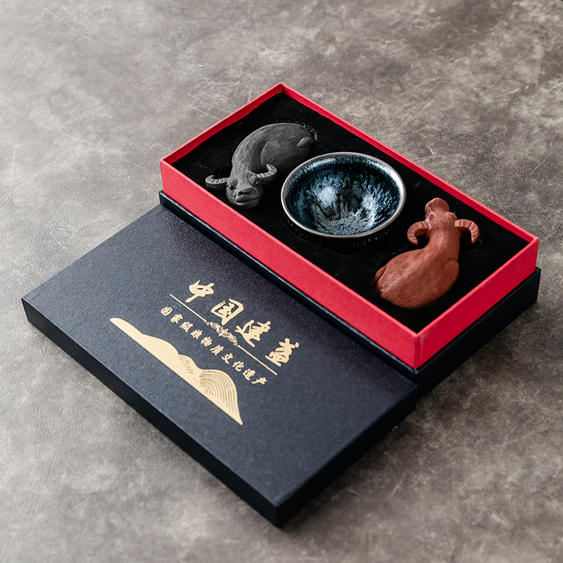 Ya xin company built hall jianyang light ceramic cups personal special checking master CPU working quality goods to build kilns kung fu tea set