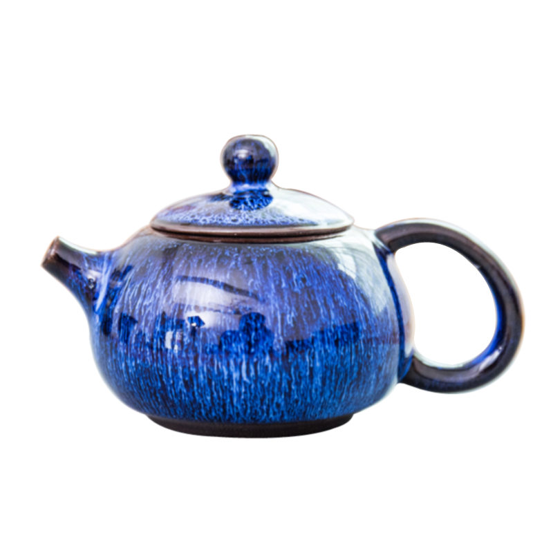 Ya xin up built lamp cup retro kung fu tea master cup single cup tea light sample tea cup ceramic glaze porcelain