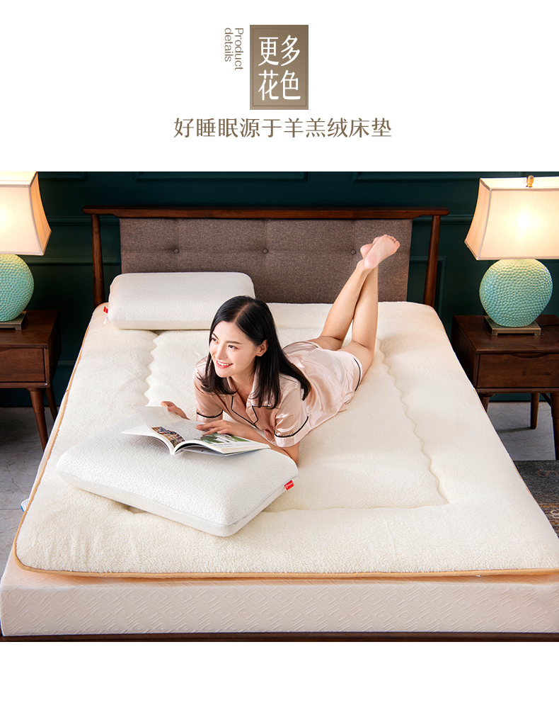 Có thể gập lại rơi giường tầng và cừu 90/190 mùa đông ấm áp tatami mềm nệm trên ký túc xá sinh viên đại học - Nệm đệm lò xo everon