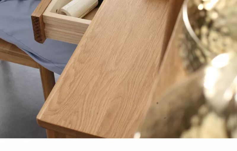 Mengyuan gỗ rắn bàn học sinh bàn viết bàn học bằng gỗ sồi trắng bàn học Bắc Âu đơn giản tại nhà bàn máy tính căn hộ nhỏ nghiên cứu - Bàn