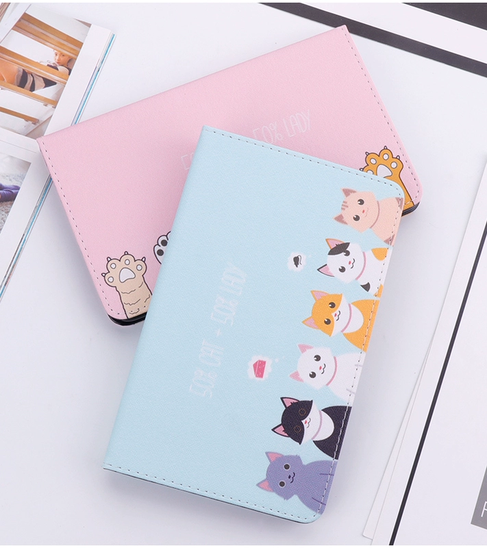 Millet tấm 4 trường hợp bốn thước Tablet 8 inch thế hệ pad bao da LTE 4 Version 8.0 inches silica gel 10-inch tấm vỏ kháng thả 4 lưới 10,1 kê cartoon đỏ cá tính 4plus giày đế bằng cây - Phụ kiện máy tính bảng