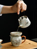 Ruyao Young People's Kung Fu Tea Set 2025 New Model Home Use Light Luxury Teapot, Gaiwan, Teacup, Special for Tea Brewing