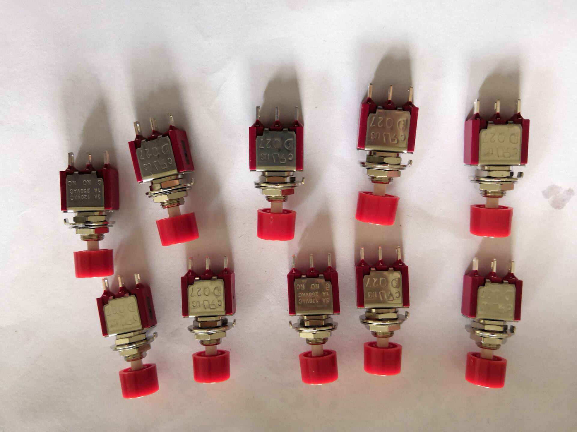 Taiwan push button switch US Q27 push button switch L8601-EBR-E