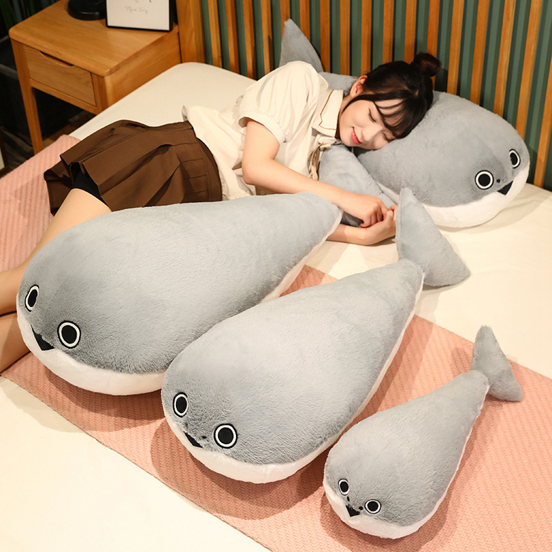 Sakaban Fish Plush Toy, the Same Model as on Xiaohongshu, Turtle Doll, Long Pillow for Girls to Hug While Sleeping, Leg-Hugging Pillow