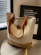 Casual and Artistic Canvas Underarm Commuter Bag for Women 2025 New Niche Design Student Class Shoulder Tote Bag