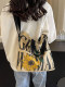Canvas Bag for Women 2026 New Fashion Large Capacity Shoulder Crossbody Bag Versatile for Work and Commuting Tote Bag