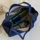Casual Large-Capacity Denim Bag for Women 2026 New Summer Commuter Shoulder Bag College Student Class Tote Bag