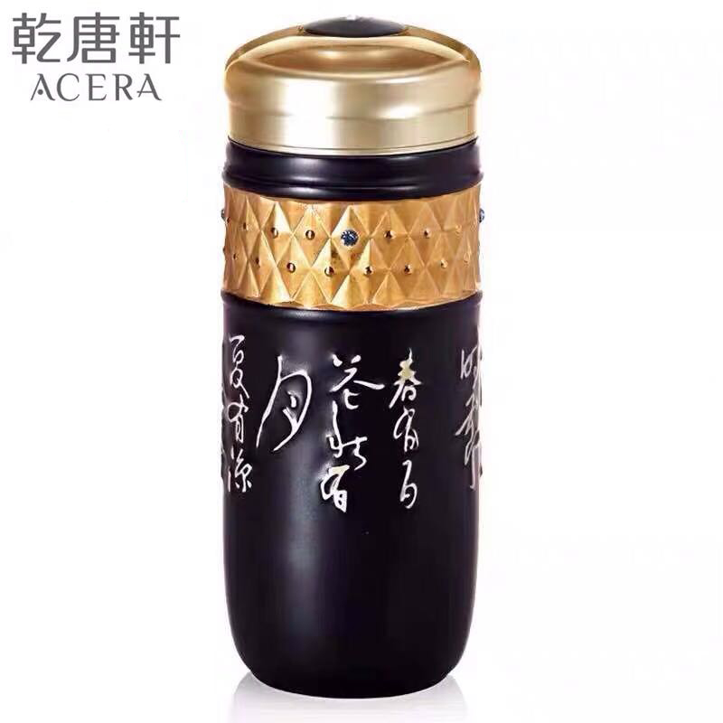 Do Tang Xuan porcelain cup onstar gold call big calligraphy with cup double 250 ml glass of creative work