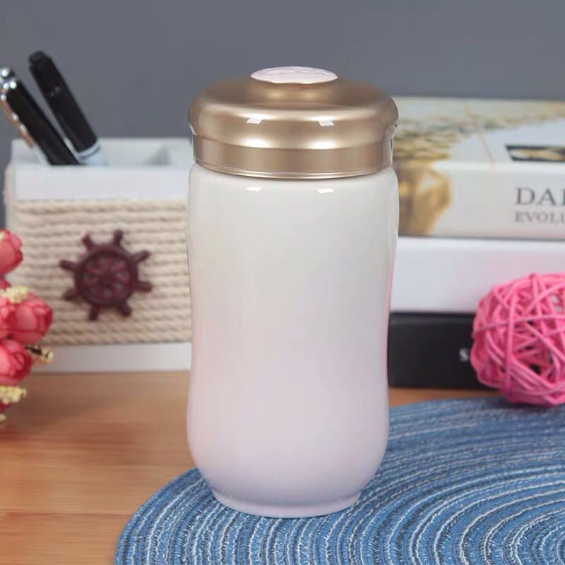 Dry Tang Xuan porcelain cup live happiness curve in the monolayer 360 ml cup creative ceramic cups of water glass gift boxes