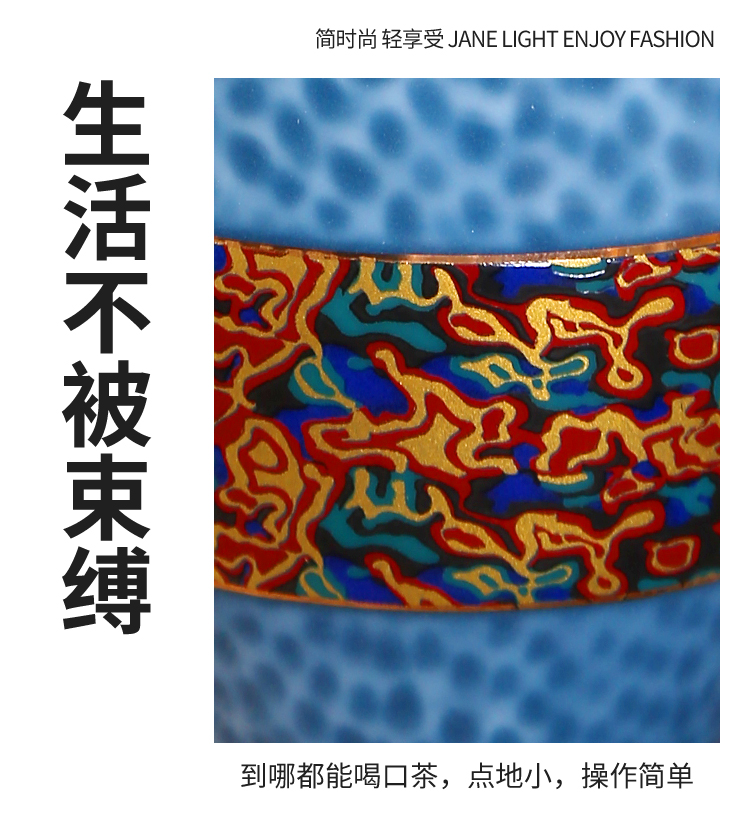Kung fu tea set suit household of Chinese style restoring ancient ways of imitation Chinese lacquer ceramics tureen office of a complete set of tea cups suit