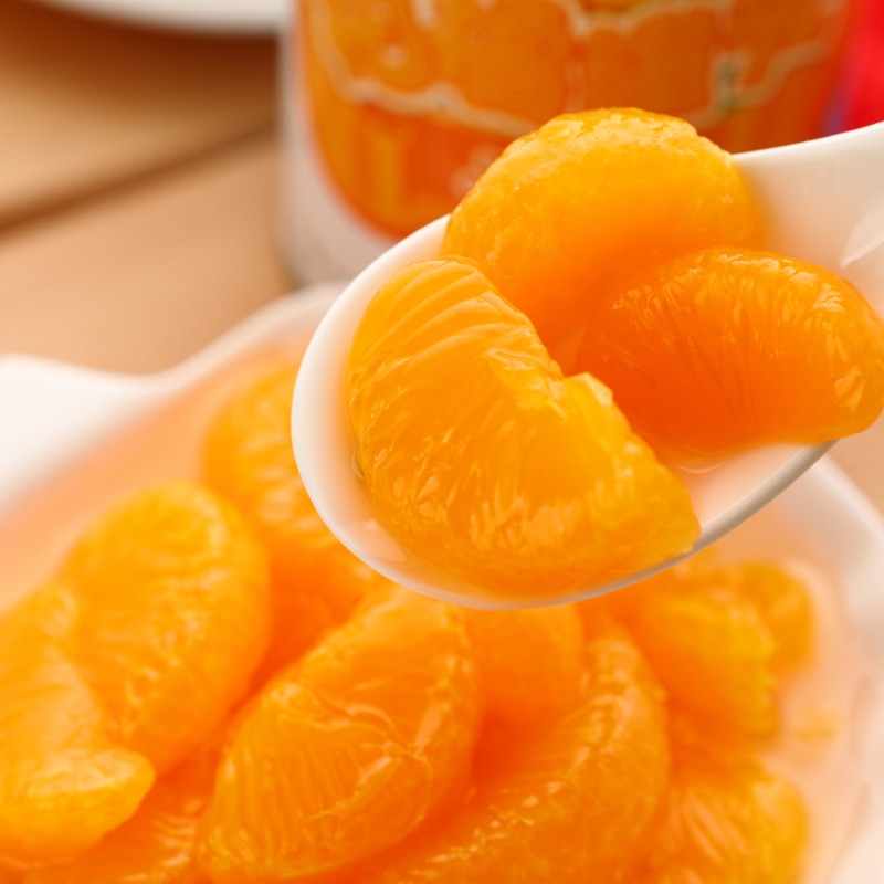 Canned oranges in syrup 425g *12 cans of fresh oranges and citrus fruits in full box