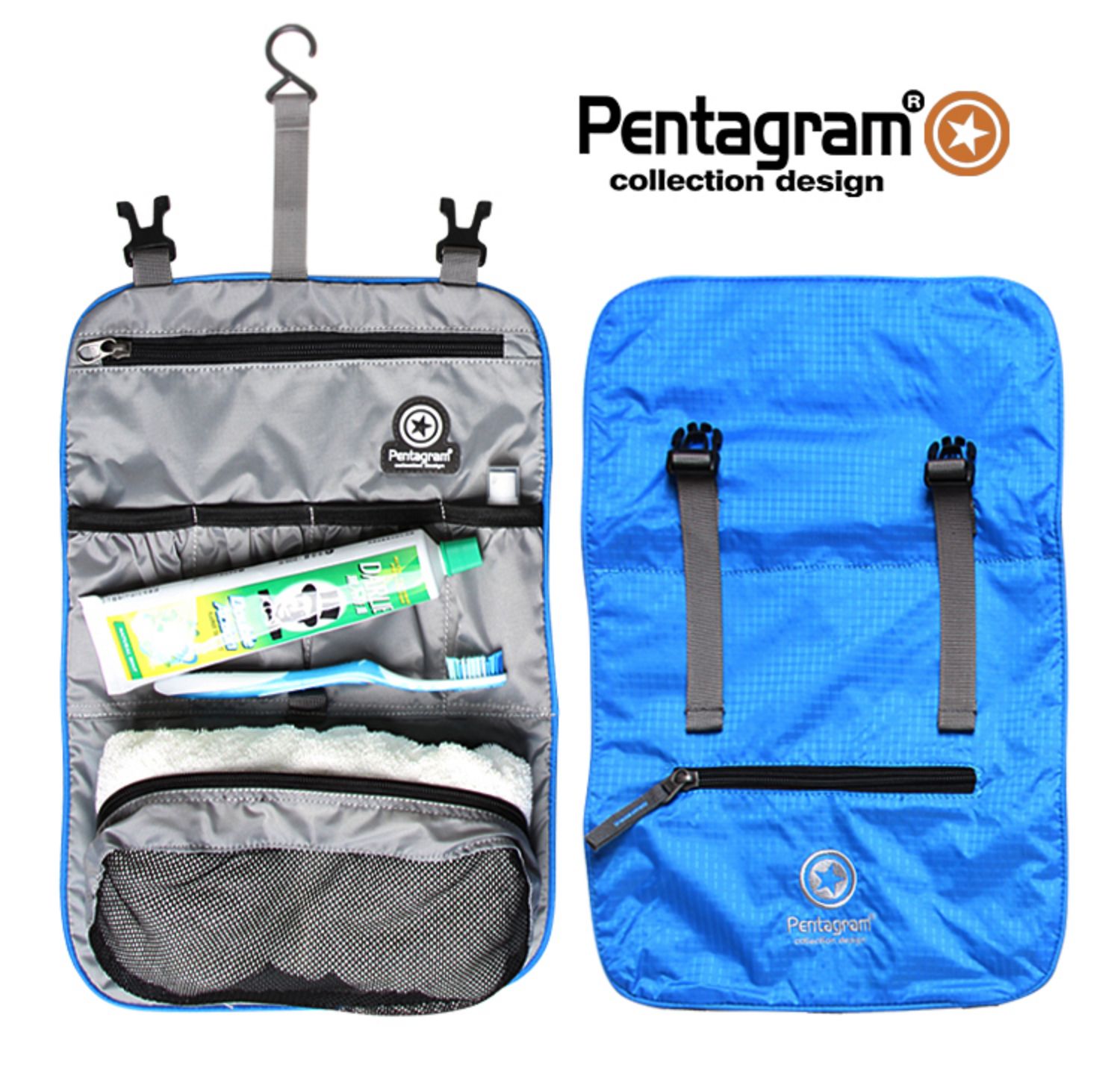 Pentagram năm cánh sao lớn đồ dùng trong nhà kho lưu trữ ánh sáng và túi xách tay du lịch mới - Rửa sạch / Chăm sóc vật tư túi đựng trang điểm