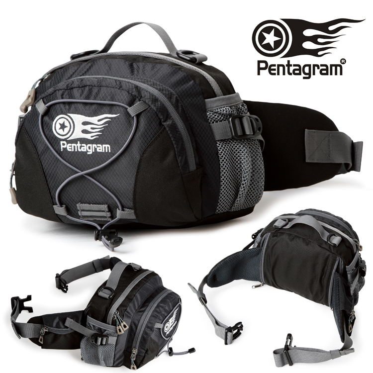 Ex-gratia Pentagram Pentagram Pentagram Outdoor Multifunction Bag Casual Sports Travel Pocket Skew Satchel