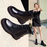 Martens, Tide, ботинки в английском стиле, универсальные утепленные короткие сапоги на платформе, в британском стиле, 2020 года