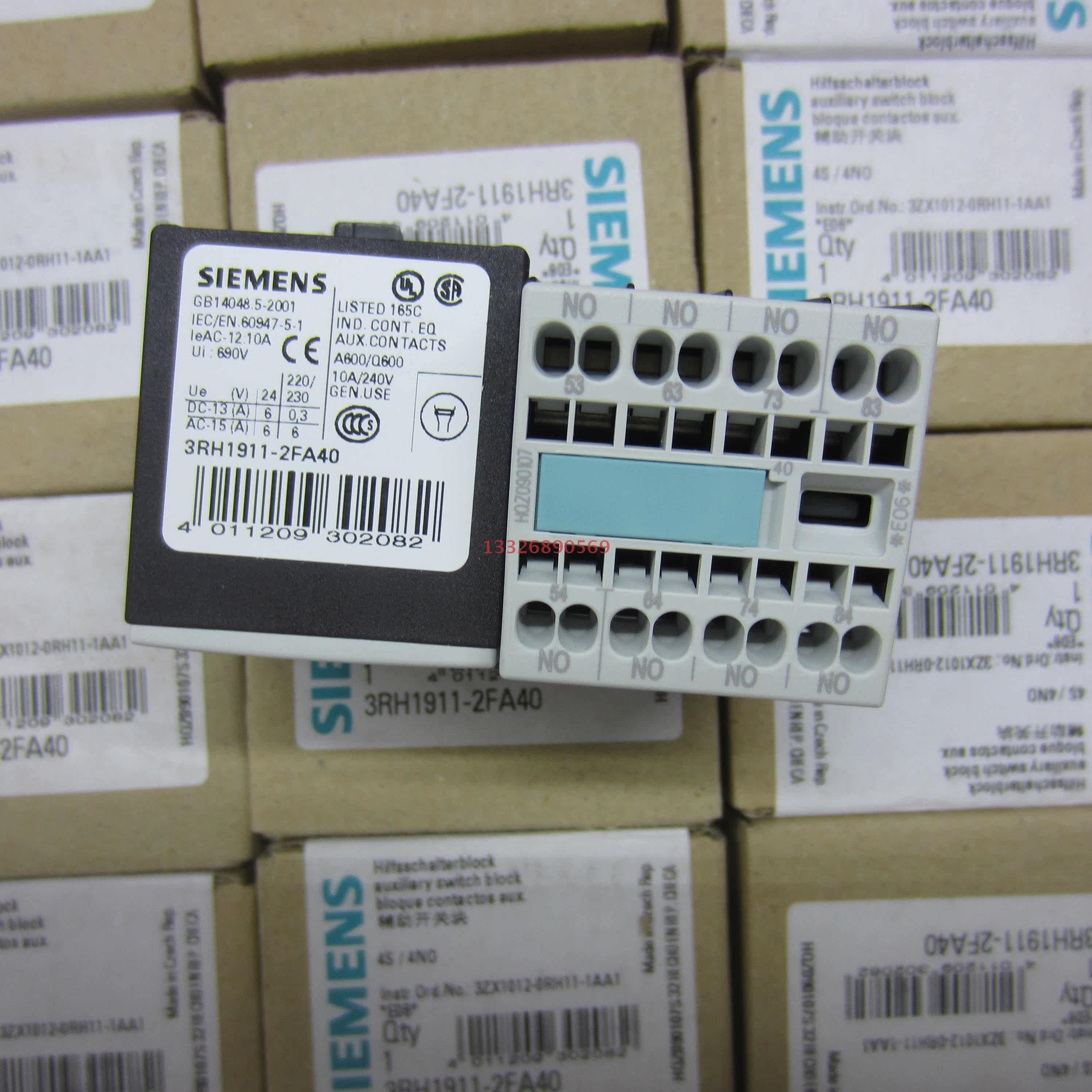 3RH1911-2FA40 New original Siemens auxiliary contact