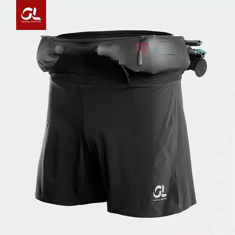 Water Bag Shorts Combustion Equip GearLab Love Marathon Cross-country Quick Dry Storage Pocket Men Running Shorts