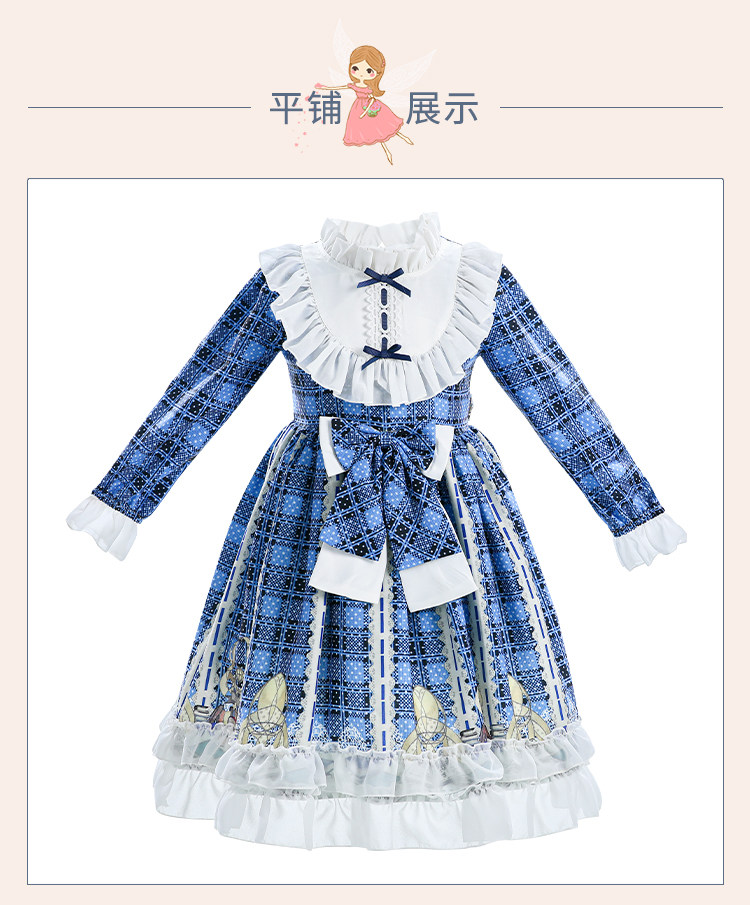 新年款女童加绒加厚连衣裙公主裙 图6
