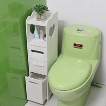 Bathroom side cabinet waterproof vertical cabinet toilet locker toilet side cabinet rack slit corner cabinet storage cabinet