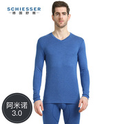 Schiesser Shuya Qingcang mens bán đặc biệt Amino 3.0 cộng với nhung cộng dày mùa thu / mùa đông bộ đồ lót nhiệt.