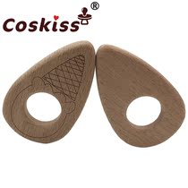 Baby beech grinding tooth sweet cylinder appeasement pacifier chain necklace child toy bites the tooth gum