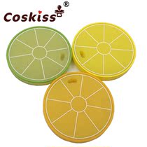 Coskiss silicone lemon tablet tooth tooth gum baby molars stick toy fruit silicone lemon tooth gel Health gear